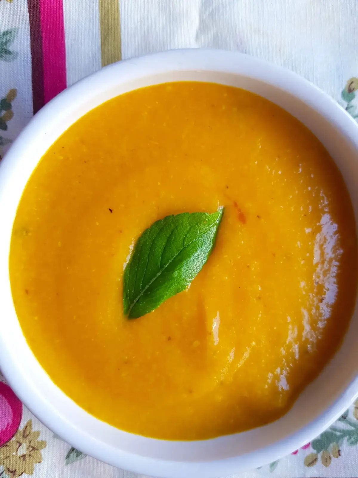 Gbegiri, a smooth Yoruba bean soup, served alongside ewedu and amala as abula