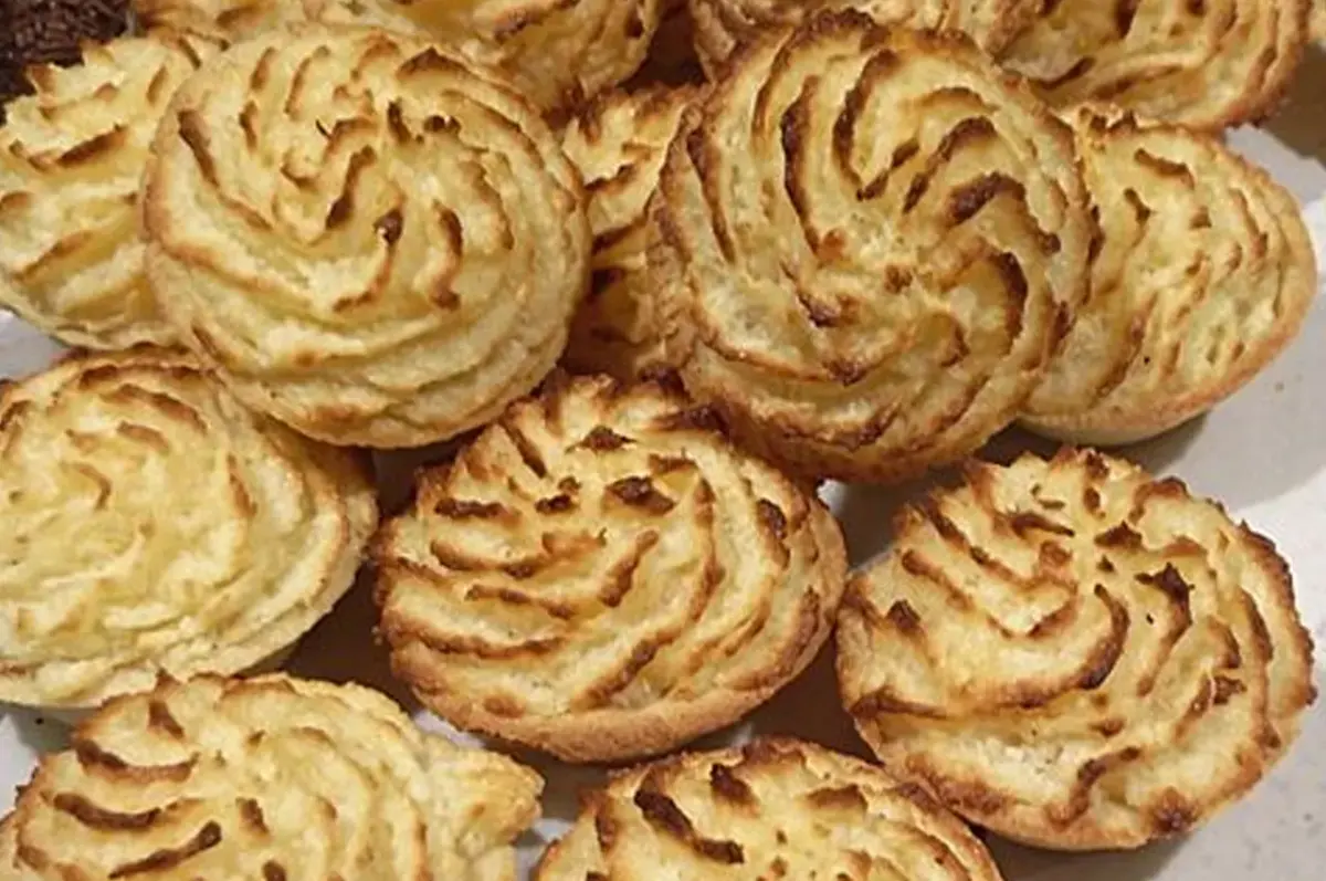 Hertzoggies, South African jam tartlets topped with baked coconut meringue