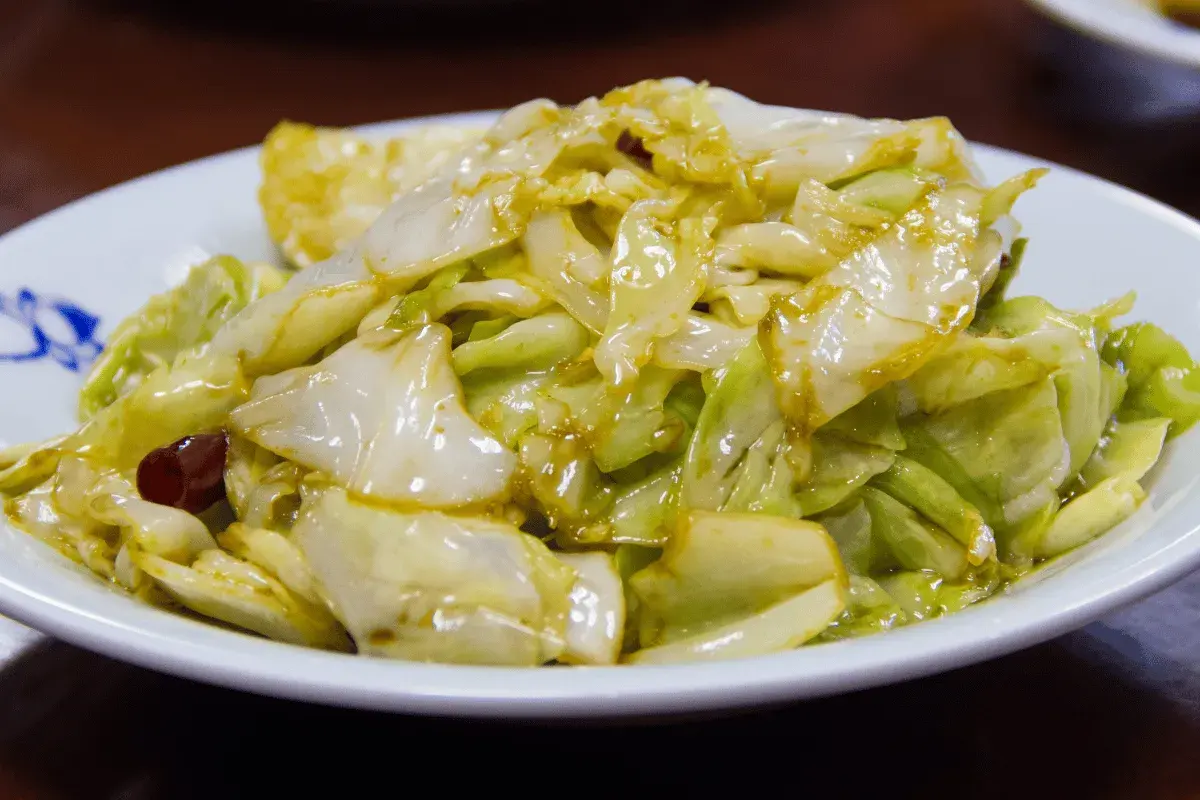 Instant pot cabbage, tender chopped green cabbage finished with vinegar