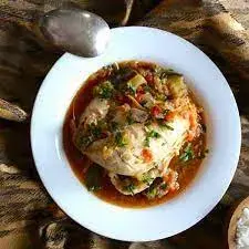 Kedjenou, Ivorian chicken slow-cooked with vegetables in a sealed pot