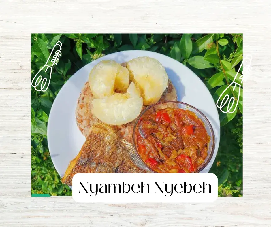Nyambeh nyebeh, West African black-eyed peas cooked with onion and spices