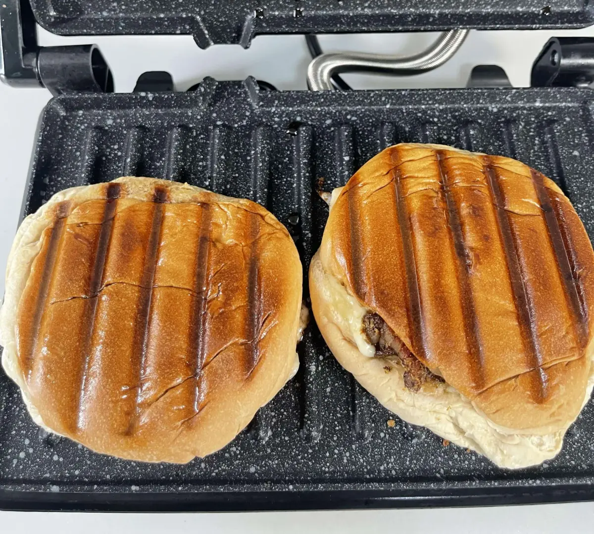 Suya toast, a Nigerian sandwich of spiced grilled beef between toasted bread