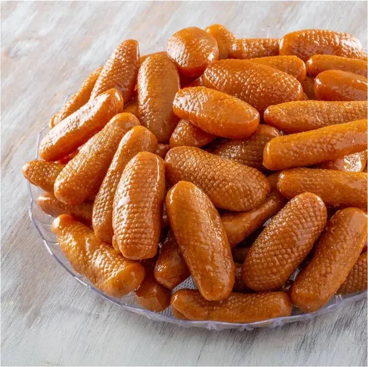 Swabaa Zainab, Egyptian ridged pastry fingers fried and soaked in sugar syrup