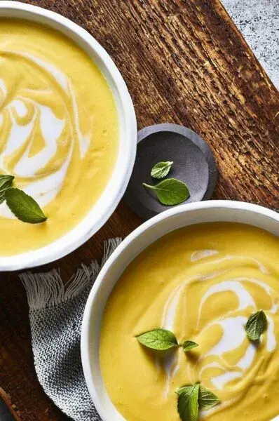 Spicy Mango Bisque with Scent Leaf Recipe
