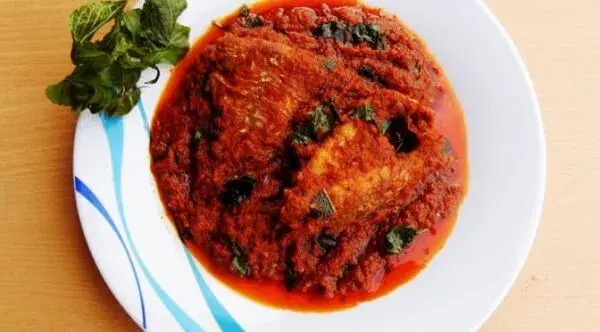 Scent leaf stew
