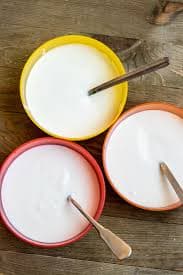 Homemade yogurt in a bowl, a naturally fermented dairy staple made across North and East Africa