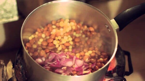 Githeri Kenyan corn and beans stew served in a bowl, a traditional Kikuyu dish from central Kenya