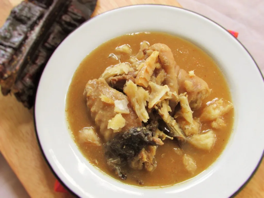Afia efere, the Efik white soup of Cross River State flavoured with uyayak pod