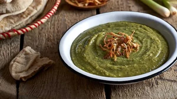 Bessara, Moroccan fava bean purée with olive oil, cumin and paprika