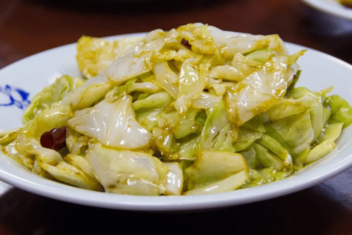 Instant pot cabbage, tender chopped green cabbage finished with vinegar