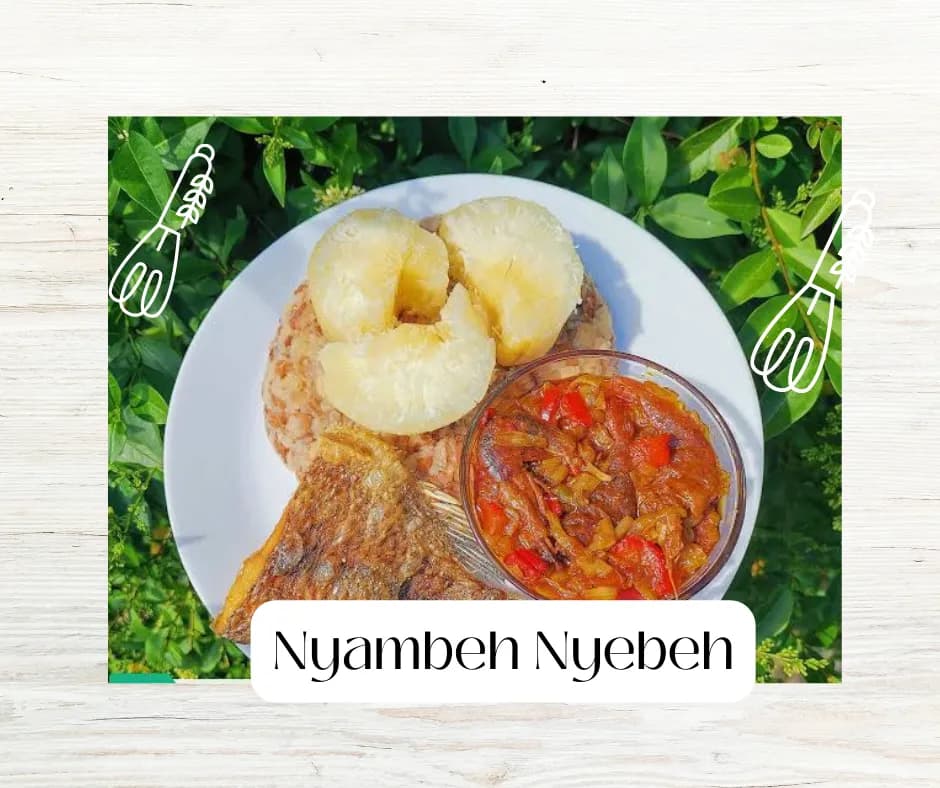 Nyambeh nyebeh, West African black-eyed peas cooked with onion and spices