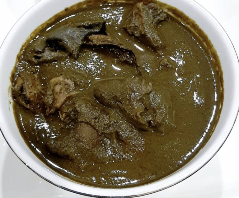 black soup