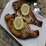 Braised chimichurri red snapper