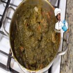 Cassava leaf soup