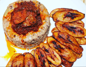 beans and plantain-African plantain dishes