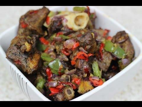 Peppered Goat Meat