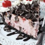 Protein Chocolate Cherry Ice Cream Pie