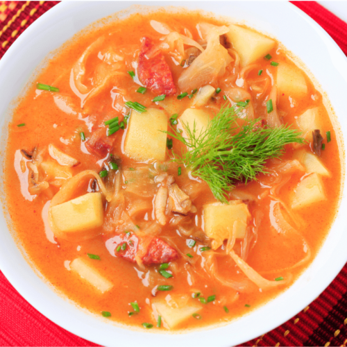 Spicy Cabbage Soup