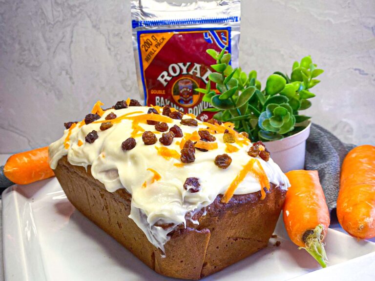 Eggless Carrot Loaf