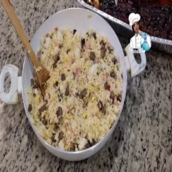 Fried Rice with Ham, Liver and Eggs 1 Ham and liver and eggs fried rice