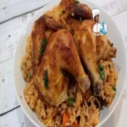 Oven Baked Jollof Rice 1 oven baked jollof rice