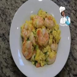 Stir-fried Shrimp and Eggs