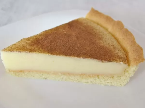 milktert or milk tart as an African dessert