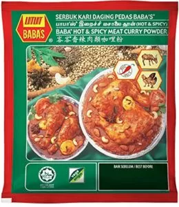 Superkanja 5 Malaysia Best Brand Babas Hot Spicy Meat Curry Powder