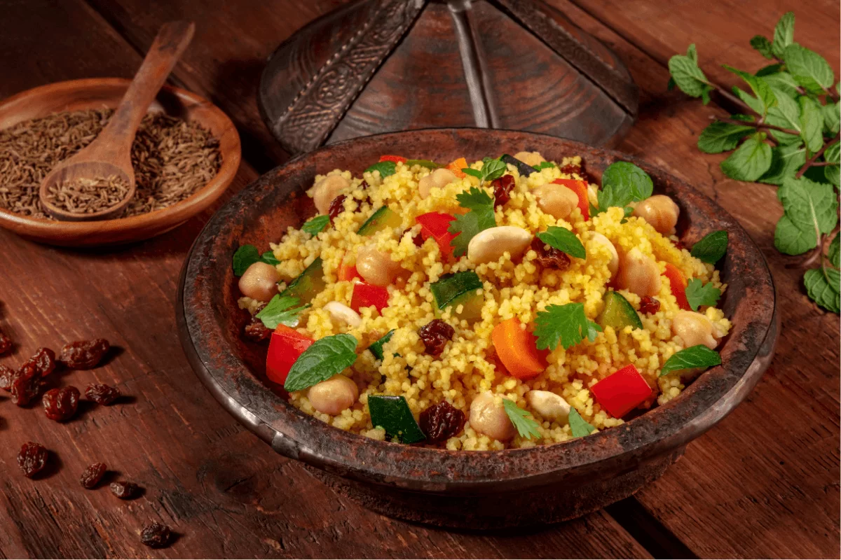 Healthy Ramadan Diet; What Foods Are Good to Break a Fast in Ramadan? 20 Moroccan Couscous salad